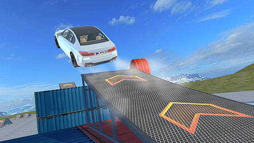 Gameplay of the Car simulator M5 for Android phone or tablet.