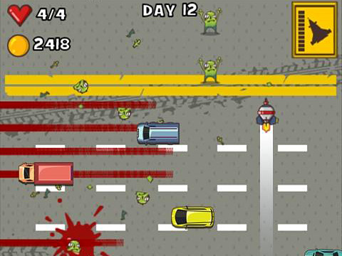 Gameplay of the Car smash aliens for Android phone or tablet.