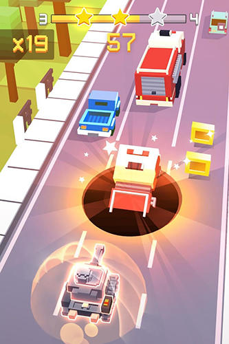 Gameplay of the Car.io: Hole strike for Android phone or tablet.