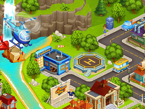 Gameplay of the Cartoon city 2: Farm to town for Android phone or tablet.