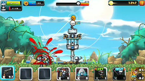 Gameplay of the Cartoon defense reboot: Tower defense for Android phone or tablet.