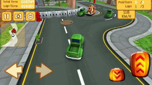 Full version of Android apk app Cartoon race 3D: Car driver for tablet and phone.