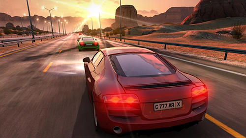 Gameplay of the CarX highway racing for Android phone or tablet.
