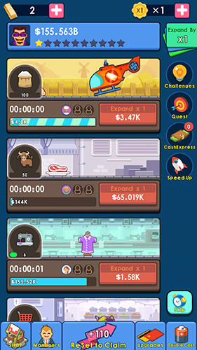 Gameplay of the Cash rush for Android phone or tablet.