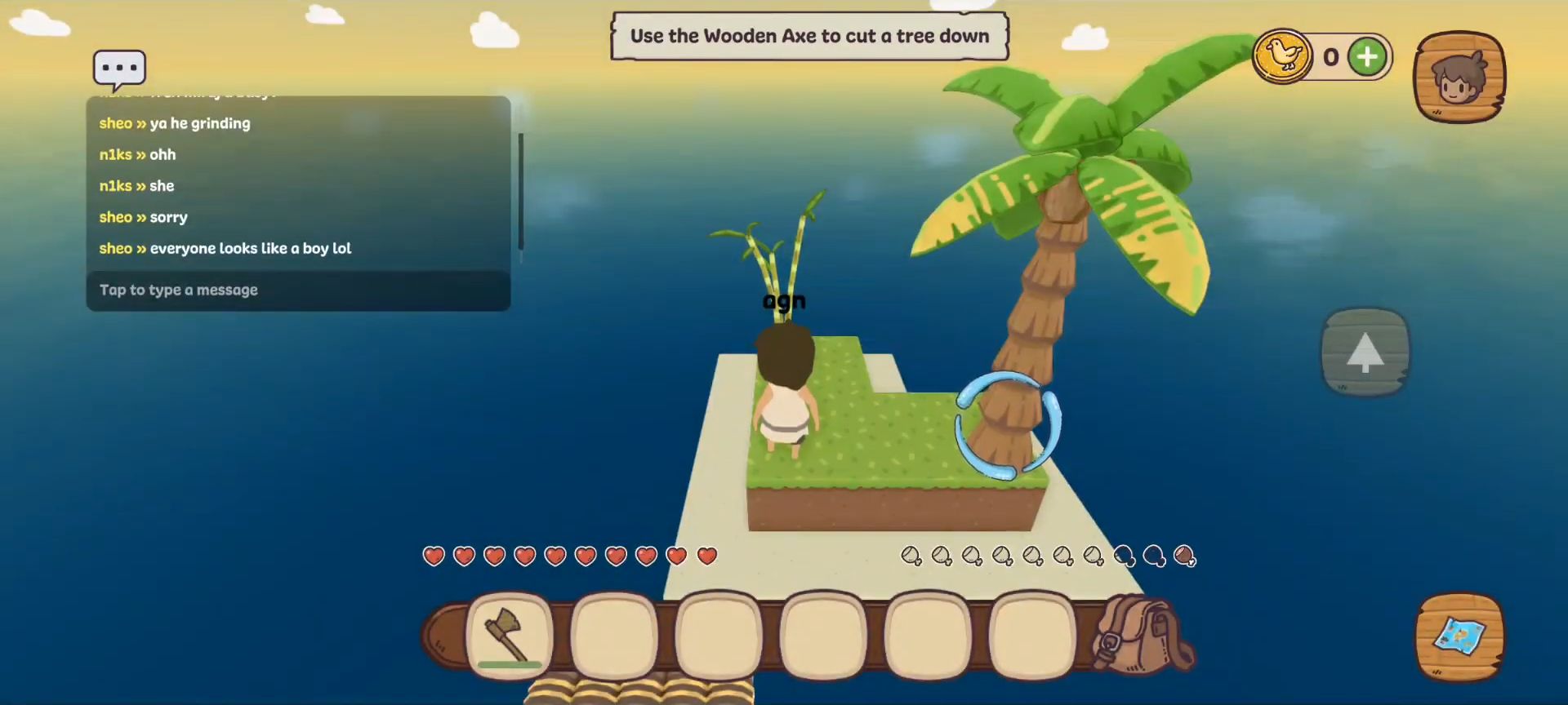 Gameplay of the Castaways for Android phone or tablet.
