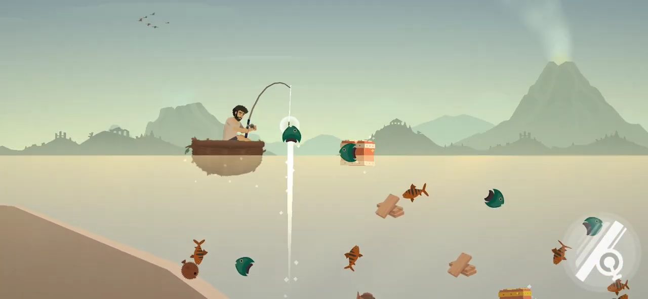 Gameplay of the Casting Away for Android phone or tablet.