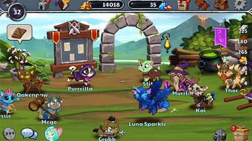 Gameplay of the Castle cats for Android phone or tablet.