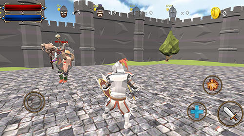 Gameplay of the Castle defense knight fight for Android phone or tablet.