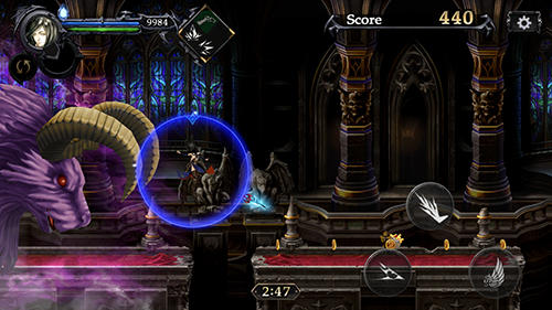 Gameplay of the Castlevania grimoire of souls for Android phone or tablet.
