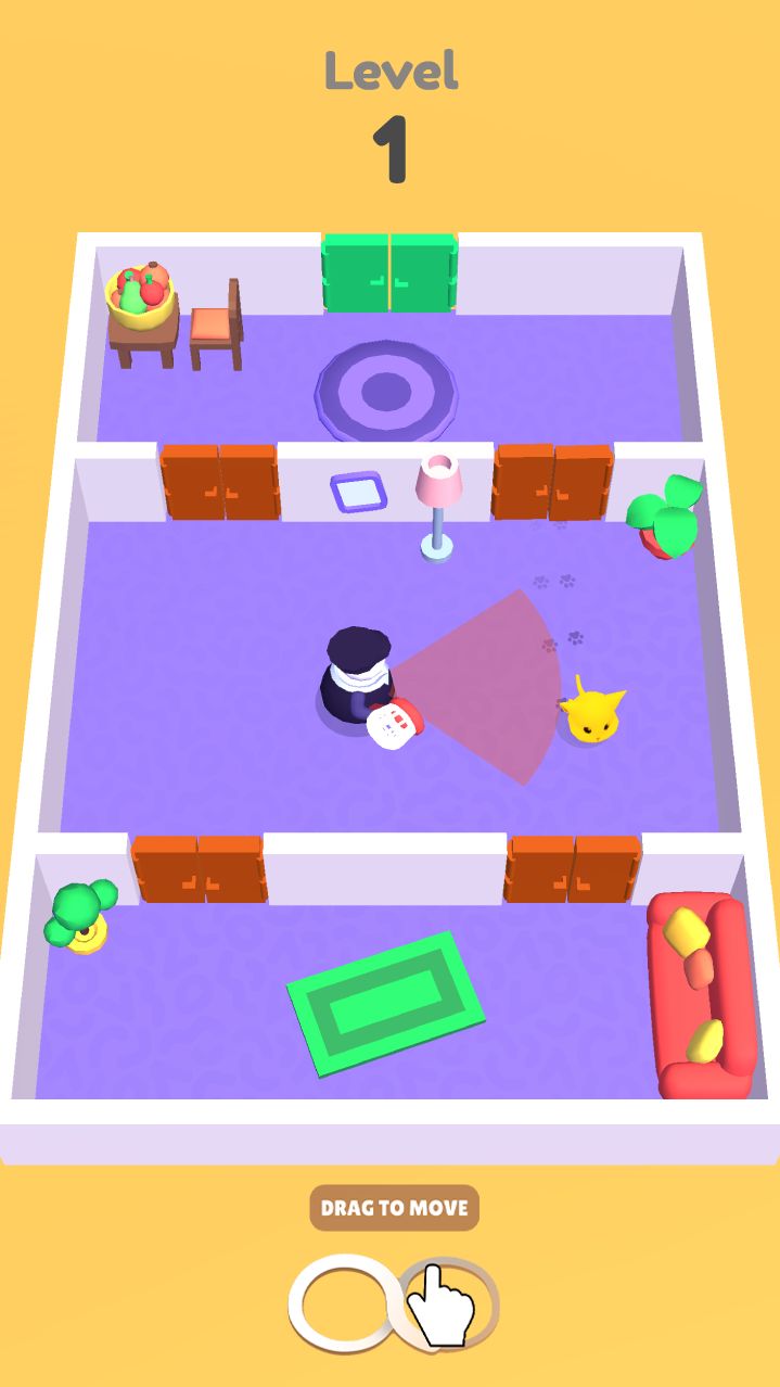 Gameplay of the Cat Escape for Android phone or tablet.