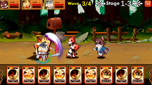 Gameplay of the Cat king for Android phone or tablet.