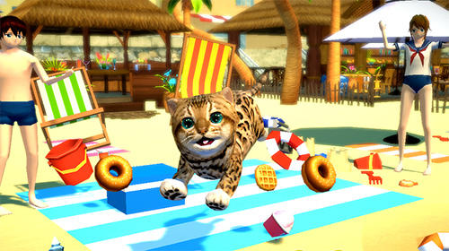 Gameplay of the Cat simulator and friends! for Android phone or tablet.