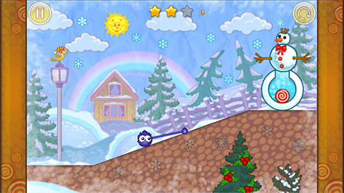 Gameplay of the Catch the candy: Winter story for Android phone or tablet.