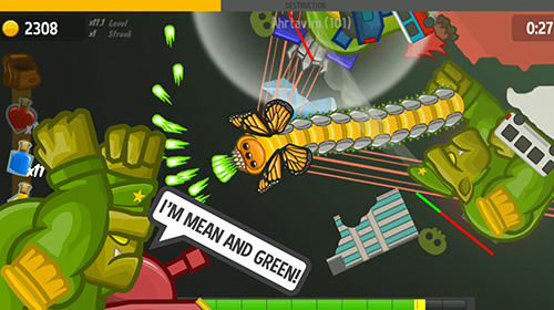 Gameplay of the Caterpillage for Android phone or tablet.