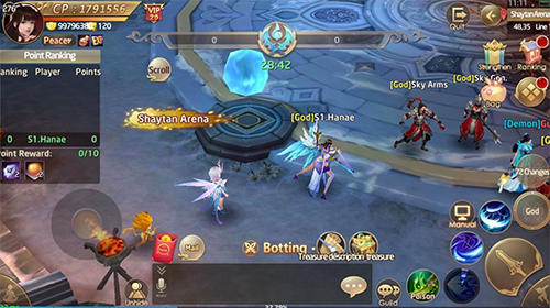 Gameplay of the Celestial fate for Android phone or tablet.