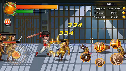 Gameplay of the Chaos fighter: Kungfu fighting for Android phone or tablet.