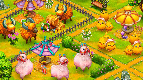 Gameplay of the Charm farm: Forest village for Android phone or tablet.
