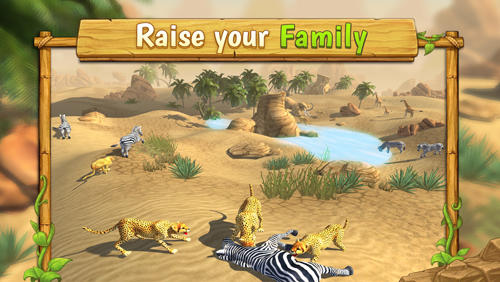 Gameplay of the Cheetah family sim for Android phone or tablet.