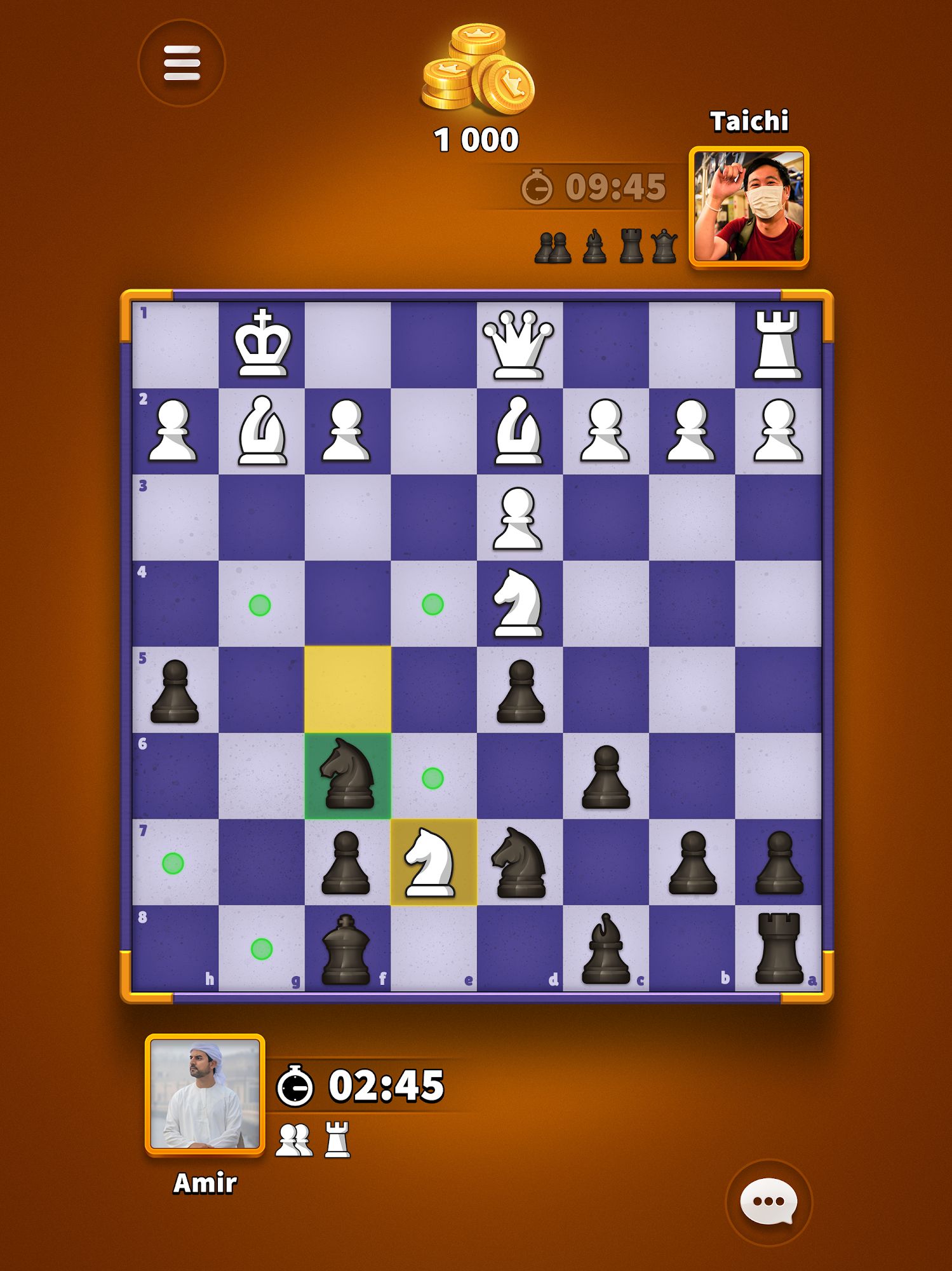 Gameplay of the Chess Clash - Play Online for Android phone or tablet.