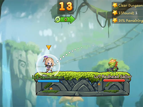 Gameplay of the Chibi bomber for Android phone or tablet.