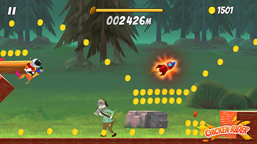 Gameplay of the Chicken rider for Android phone or tablet.