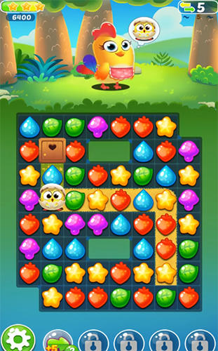 Gameplay of the Chicken splash 3 for Android phone or tablet.
