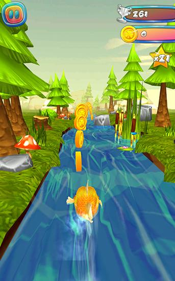 Full version of Android apk app Choppy fish: 3D run for tablet and phone.