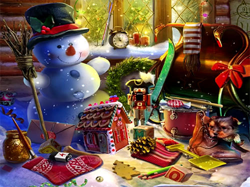 Gameplay of the Christmas adventure: Candy storm for Android phone or tablet.