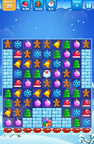 Gameplay of the Christmas sweeper 3 for Android phone or tablet.