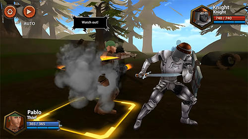 Gameplay of the Chrono clash for Android phone or tablet.