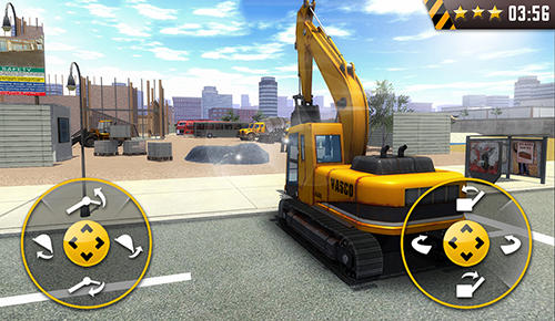 Gameplay of the City builder 2016: Bus station for Android phone or tablet.