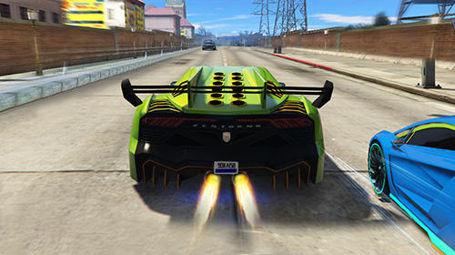 Gameplay of the City racing adventure 3D for Android phone or tablet.