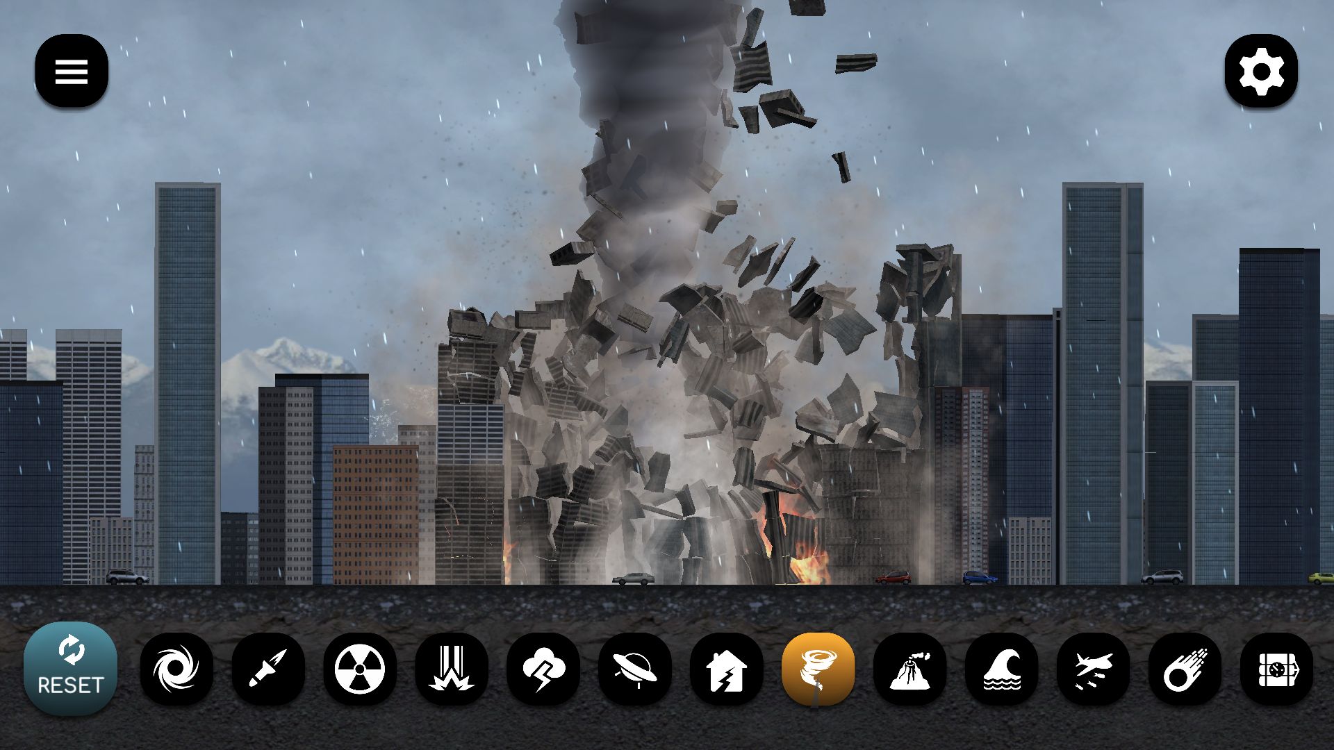 Gameplay of the City Smash for Android phone or tablet.