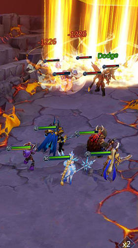 Gameplay of the Clash of mythos for Android phone or tablet.