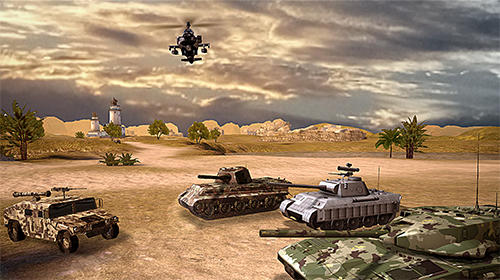 Gameplay of the Clash of panzer for Android phone or tablet.