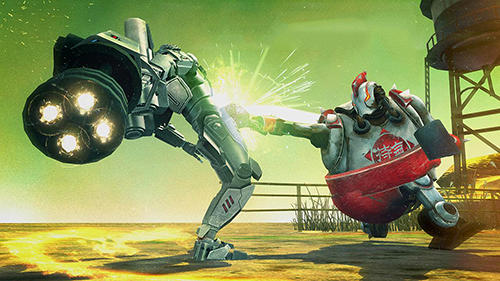 Gameplay of the Clash of robots for Android phone or tablet.