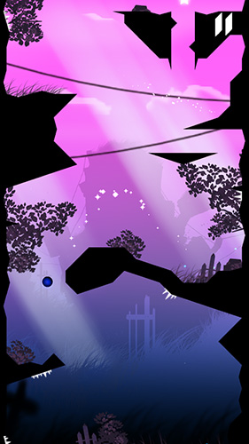 Gameplay of the Classic ball and the night of falling stars for Android phone or tablet.