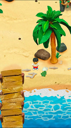 Gameplay of the Clay island: Escape survival game for Android phone or tablet.