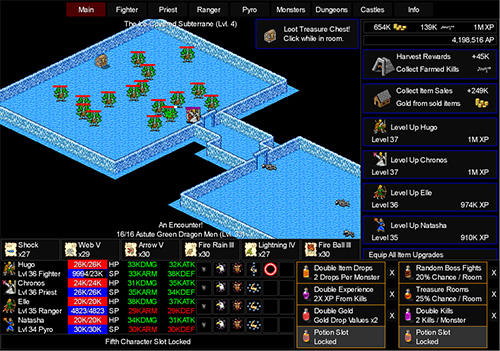 Gameplay of the Clickpocalypse 2 for Android phone or tablet.