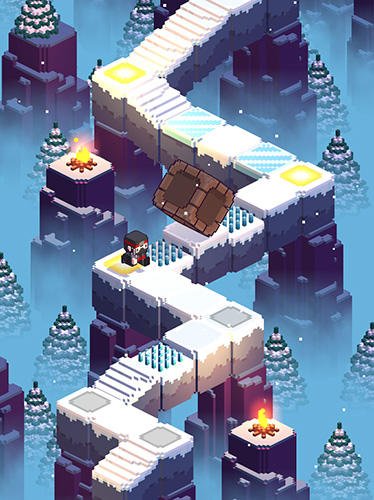 Gameplay of the Cliff Hopper for Android phone or tablet.