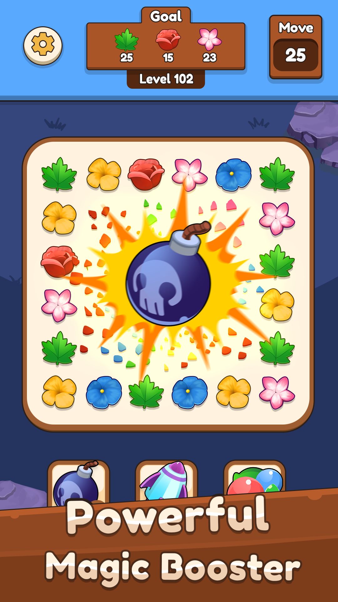 Gameplay of the Collect Ball: Home Sweet Home for Android phone or tablet.