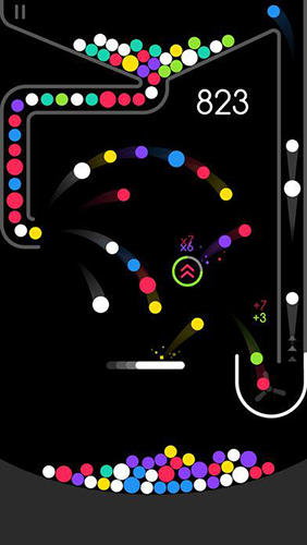 Gameplay of the Color ballz for Android phone or tablet.