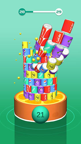Gameplay of the Color tower for Android phone or tablet.