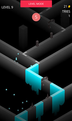 Gameplay of the Color trail for Android phone or tablet.