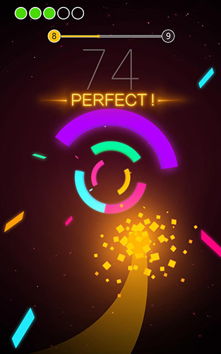 Gameplay of the Color tube for Android phone or tablet.