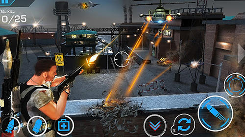 Gameplay of the Combat elite: Border wars for Android phone or tablet.