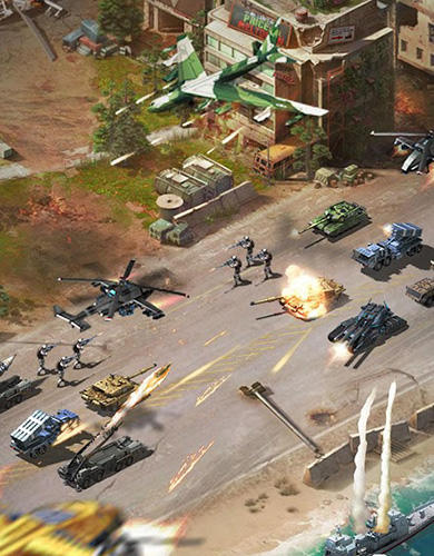Gameplay of the Combat zone for Android phone or tablet.