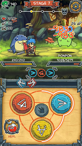 Gameplay of the Combo rush: Keep your combo for Android phone or tablet.