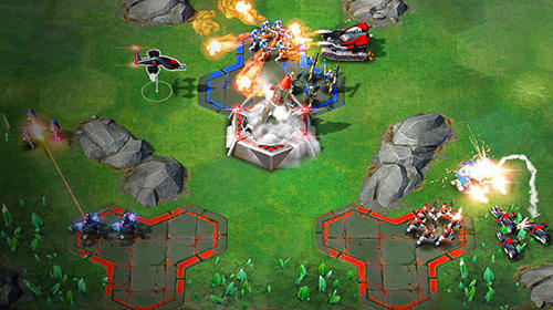 Gameplay of the Command and conquer: Rivals for Android phone or tablet.