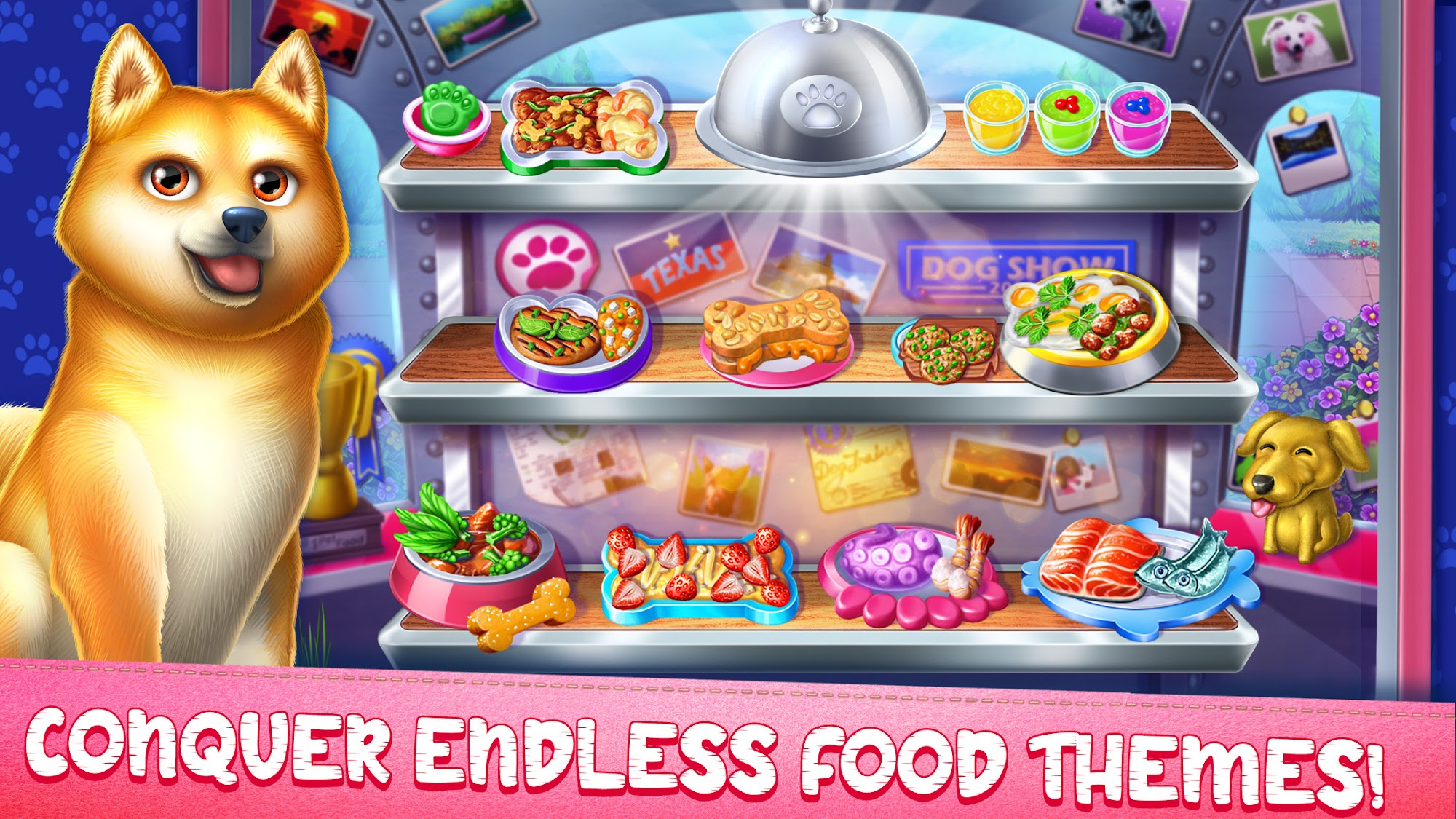 Gameplay of the Cook Off: Pet Rescue for Android phone or tablet.
